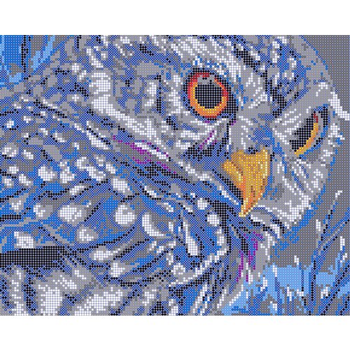 Алмазная мозаика картина Зимняя сова 35*43,5см