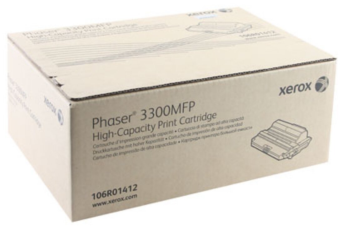 Картридж оригинальный Xerox 106R01412, ресурс 8000 стр.