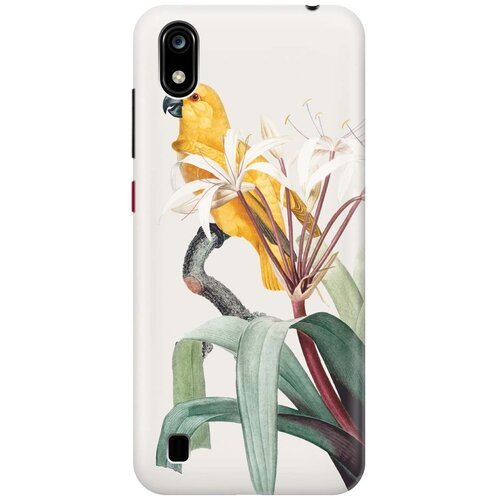 фото Re:pa накладка transparent для zte blade a7 2019 с принтом "желтый попугай"