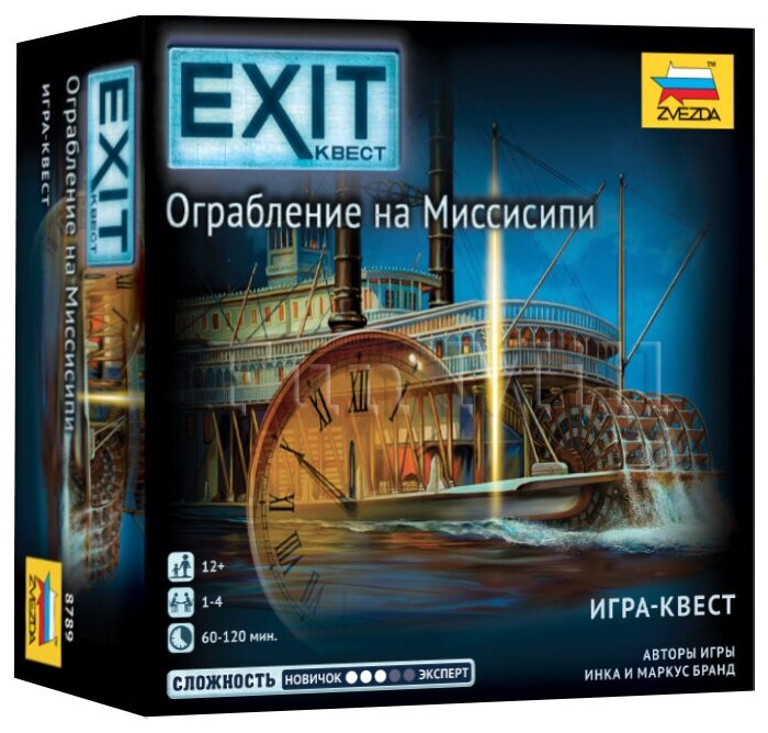 Настольная игра "EXIT Квест. Ограбление на Миссисипи" (8789) Звезда - фото №10