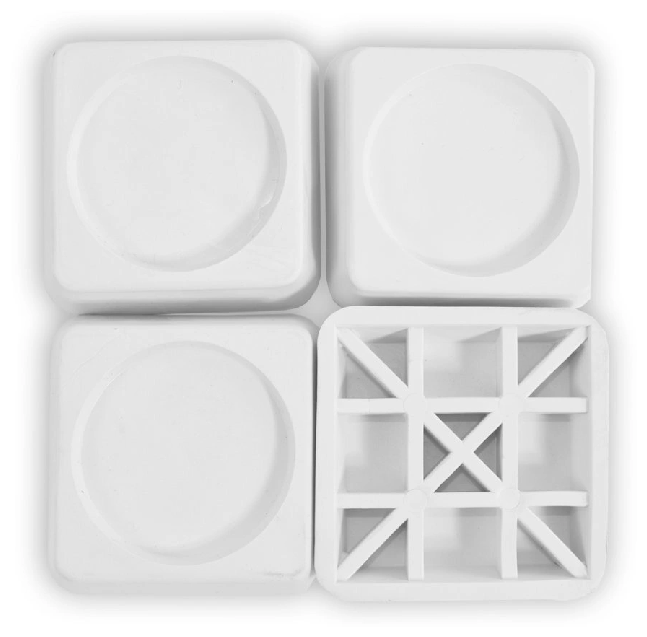 Антивибрационные подставки для стиральных машин и холодильников 4 шт, квадрат - фотография № 2