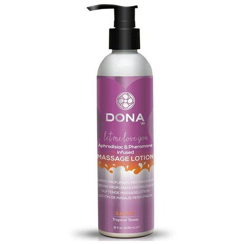 Увлажняющий лосьон для массажа DONA Massage Lotion Sassy Aroma: Tropical Tease 235 мл