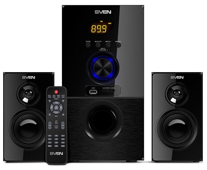 Сабвуфер SVEN MS-2050 черный