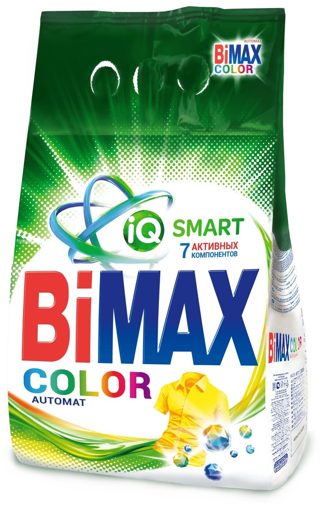 Стиральный порошок Bimax Color Automat IQ smart, автомат, 6 кг