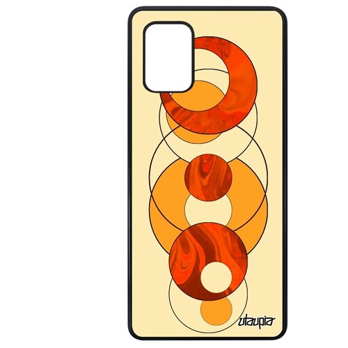 фото Чехол на мобильный galaxy a71, "круги" геометрический узор utaupia