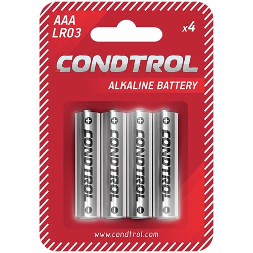 Батарея щелочная Condtrol AAA LR03