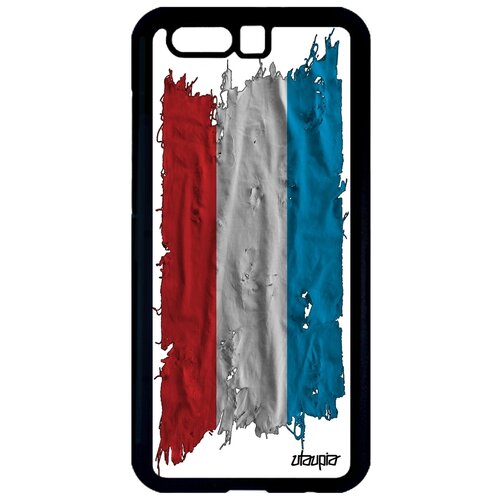 фото Чехол на мобильный honor 9, "флаг люксембурга на ткани" страна государственный utaupia