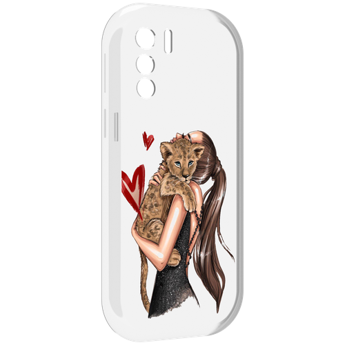 Чехол MyPads Кошачья-любовь для UleFone Note 13P задняя-панель-накладка-бампер чехол mypads кошачья любовь для vivo x note 5g задняя панель накладка бампер