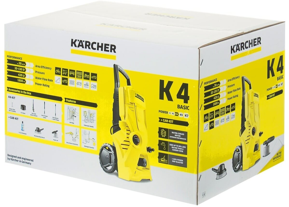 Минимойка KARCHER K 4 Basic [1.180-080.0] - фото №14