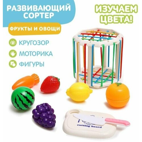 Развивающий сортер Фрукты и Овощи 1527₽