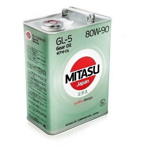 Mitasu 80w90 4l Масло Трансмисионное Gear Oil Gl-5 MITASU арт. MJ-431-4