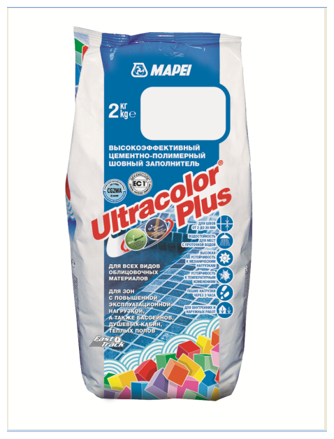 Затирка для плитки Mapei Ultracolor Plus №110 Манхэттен 2000 2 кг