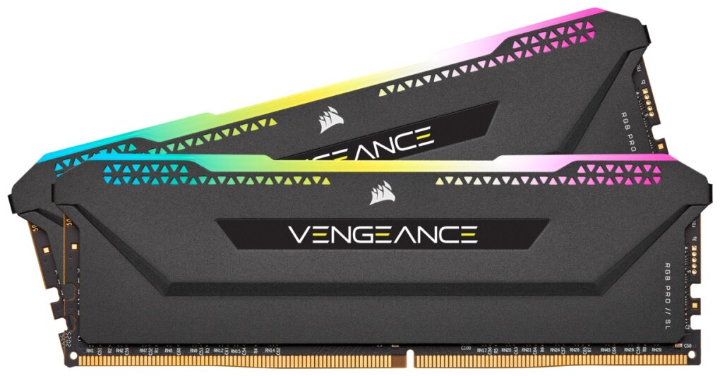 Оперативная память Corsair Vengeance RGB PRO 16 ГБ (8 ГБ x 2) DDR4 3200 МГц DIMM CL16 CMH16GX4M2Z3200C16