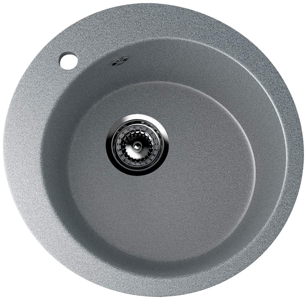 Врезная кухонная мойка 49.5 см EcoStone ES-13 309 темно-серый