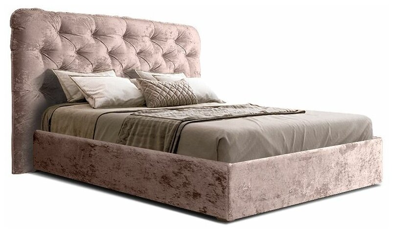 Кровать двуспальная Bogemia 1,8 м, с подъемным механизмом (Розовая дымка) Sweet Dreams БМКР180-1[3]