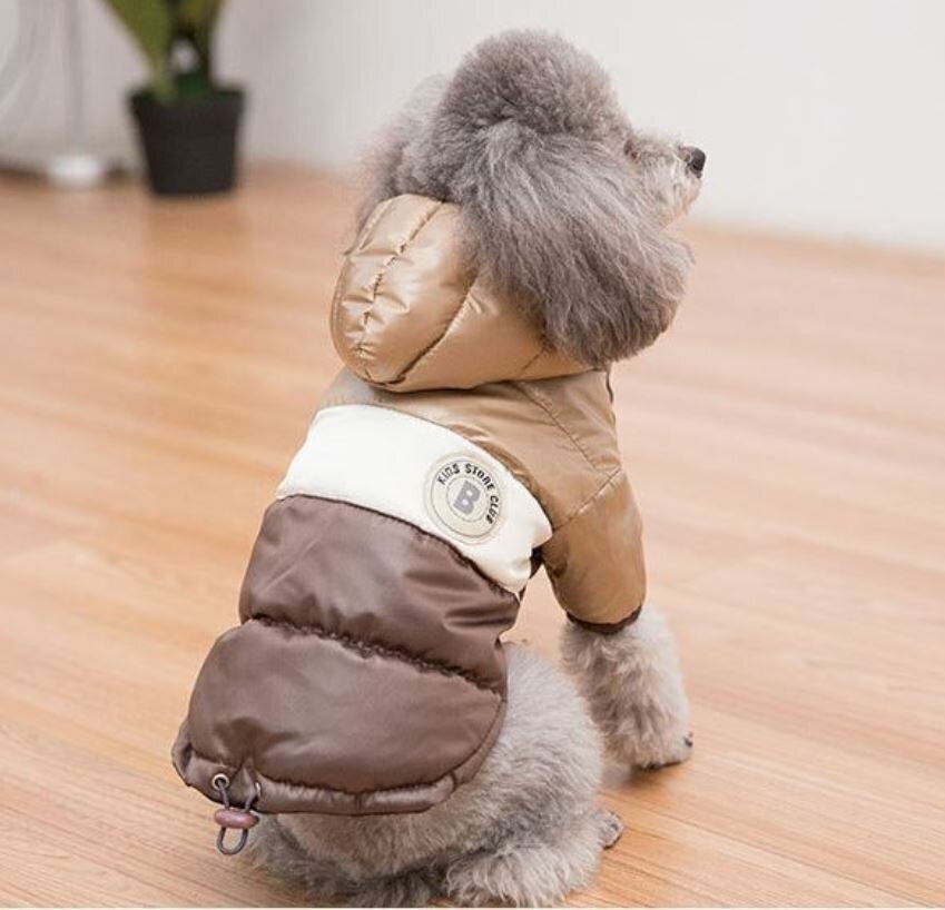 Куртка для собак мелких пород Arnydog " Аляска" бежевая, XXL (38 см) - фотография № 2
