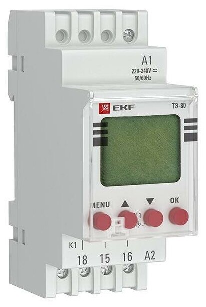 Таймер электронный ТЭ-80 PROxima EKF te-80 (4шт. в упак.)