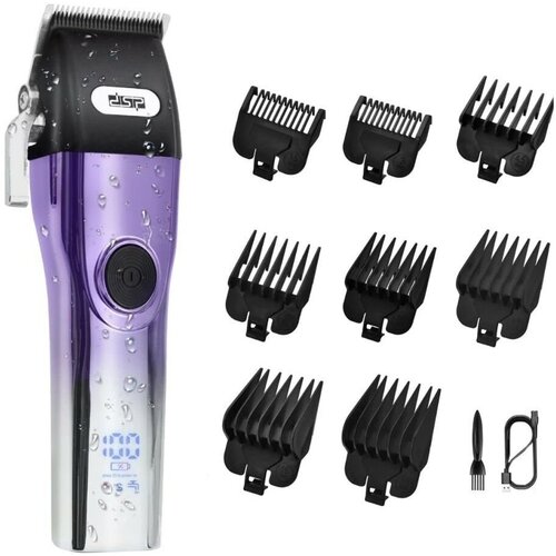 Профессиональная машинка для стрижкитриммер DSP5 Втлитиевая батареяскорость вращения 6500 обминрегулируемая высота среза 08-20 мм8 насадок 247500₽