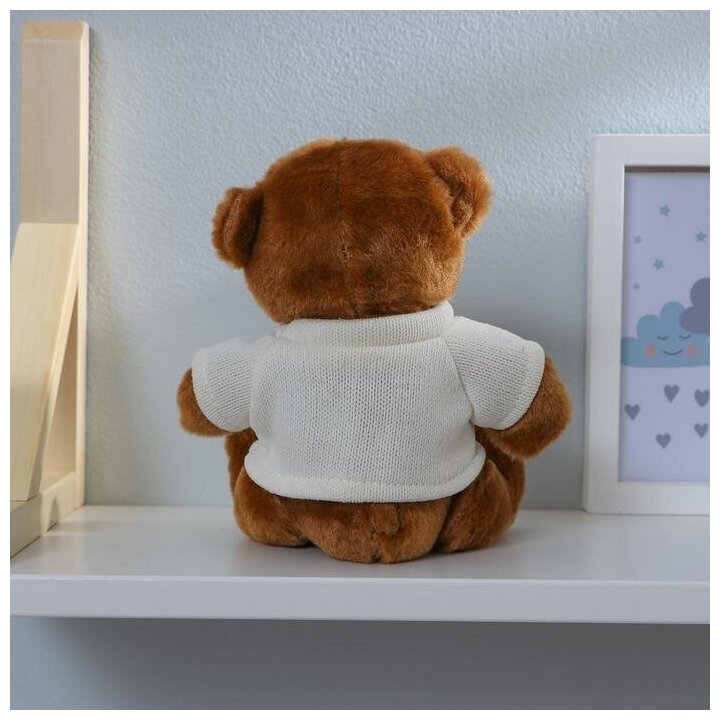 Мягкая игрушка "Медведь", в кофте, цвета микс