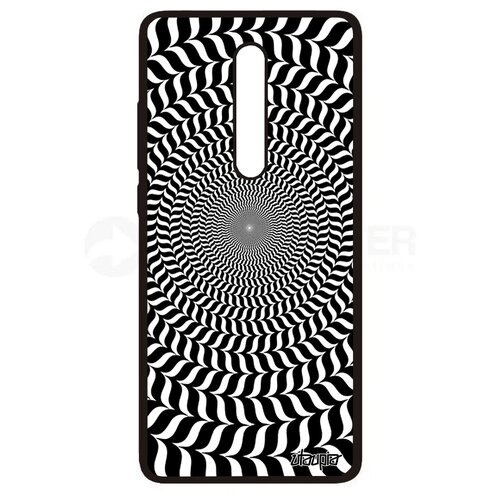 фото Чехол на mi 9t, "иллюзия круга" спираль движение utaupia