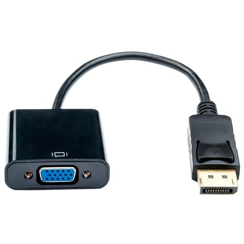 переходник адаптер atcom hdmi vga at1013 0 1 м черный Переходник/адаптер Atcom DisplayPort - VGA (AT6851), 0.1 м, черный