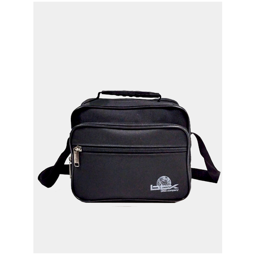 Сумка LuckyClovery, черный сумка gorodok текстиль пластик плечевой ремень бежевый