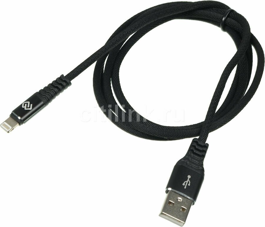 Кабель Digma USB A(m)-Lightning (m) 1.2м White - фото №8