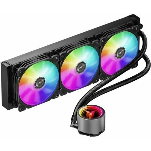 СВО для процессора Jonsbo SHADOW TW4-360 ARGB Ver 2.0 кулер deepcool ice edge mini fs v2 0 1366 1156 775 fm1 all series am2 am3 2 тепловые трубки медное основание tdp 95вт