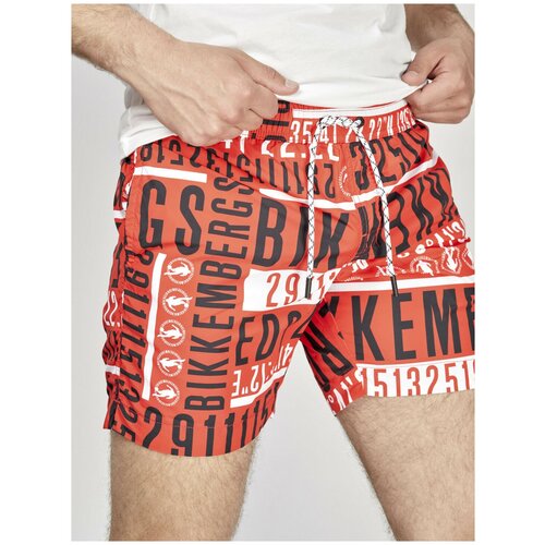 Шорты плавательные с логотипами Bikkembergs RU 56 EU 54 XXL 7497₽