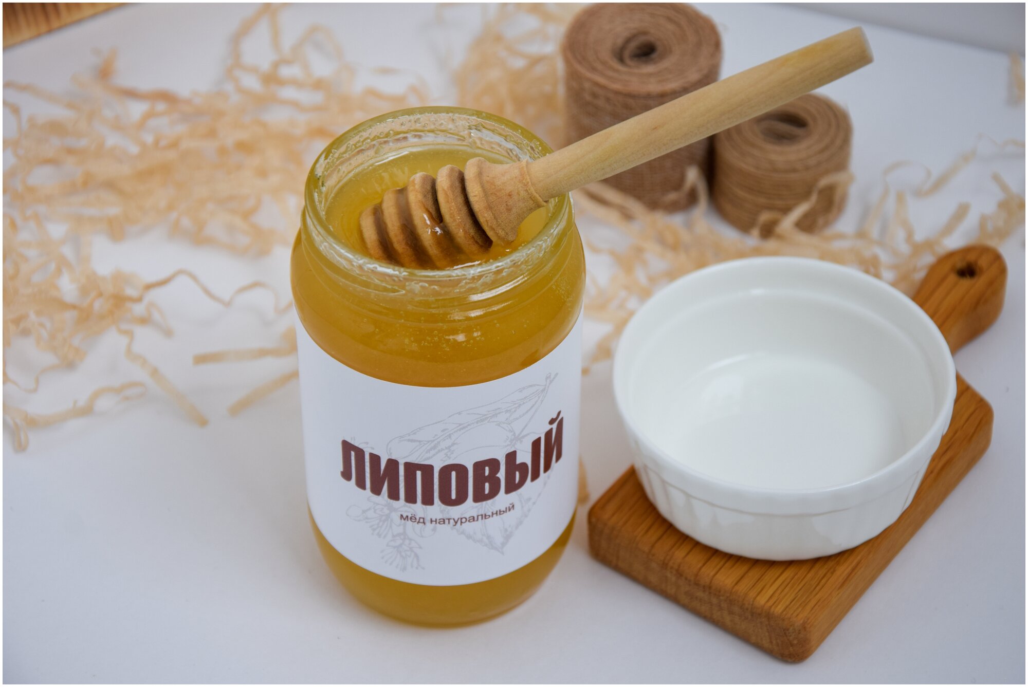 Мёд цветочный натуральный липовый 0,5 кг. / урожай 2022 года / ГОСТ / Honey day - фотография № 2