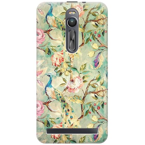 фото Cиликоновый чехол на asus zenfone 2 (ze551ml) / асус зенфон 2 с принтом "винтажный цветочный паттерн" gosso