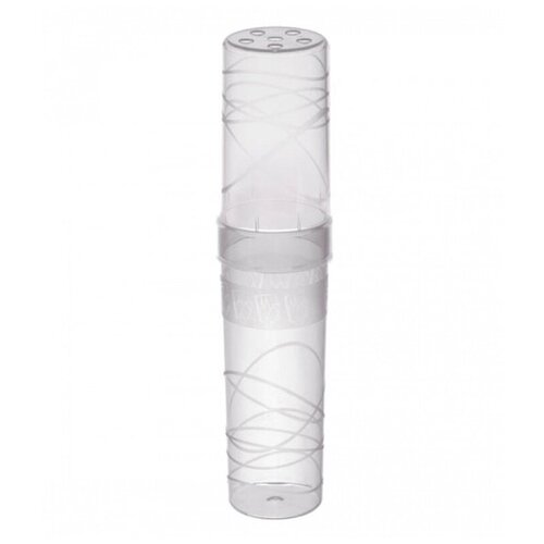 пенал тубус стамм creative 195х45мм пластик пн35 30шт Пенал-тубус Стамм Crystal, 195x45мм, пластик, прозрачный (ПН55), 30шт.