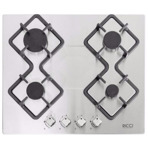 Газовая варочная поверхность RICCI RGN-KA4009IX 1072900₽