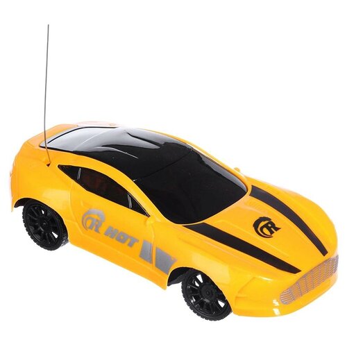 Легковой автомобиль ИГРОЛЕНД Hot R (293-030), 1:5, 24.5 см, желтый/черный