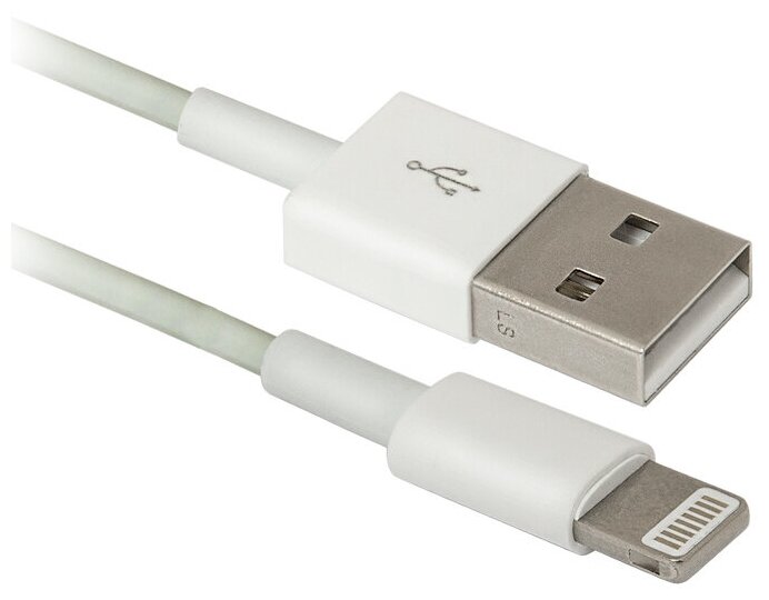 Defender 87470 Кабель ach01-03h usb(am) - lightning(m), для apple, 1м, defender