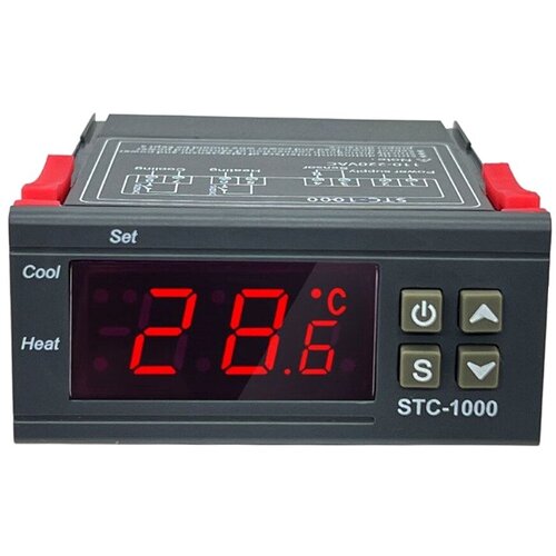 Терморегулятор STC-1000 для теплого пола и охлаждения, термостат stc 3000 digital temperature controller thermostat thermoregulator incubator relay led 10a heating cooling stc 1000 stc 1000