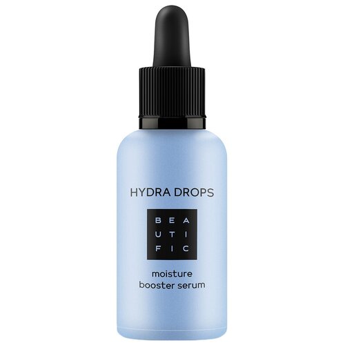 BEAUTIFIC Сыворотка для лица с гиалуроновой кислотой Hydra Drops Бустер для идеального цвета лица, 30 мл