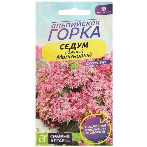 Семена цветов Седум Малиновый, 0,01 г 6 упаковок семена цветов седум очиток каменная роза