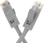 LAN кабель GCR для подключения интернета cat5e RJ45 1Гбит/c 1.5м патч корд серый GCR-LNC500