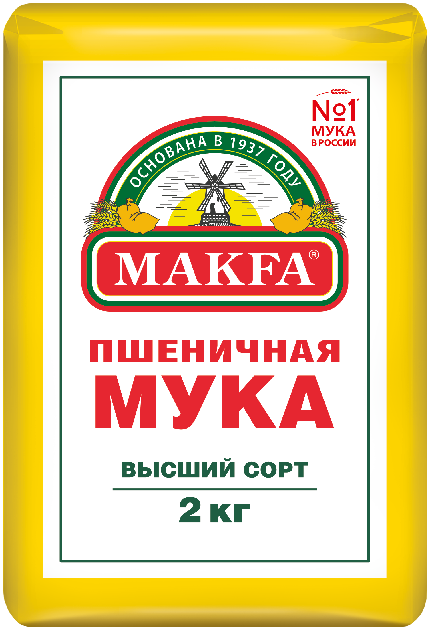 Мука Макфа пшеничная высший сорт