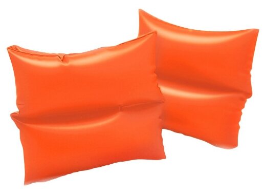 Нарукавники надувные INTEX оранжевые "Arm Bands" (Маленькие), 3-6 лет,19х19 см