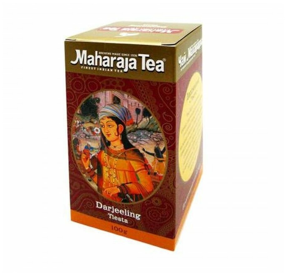 Чай чёрный байховый Дарджилинг Тиста Maharaja п/ж картон, 100 гр. в/с, индийский - фотография № 7