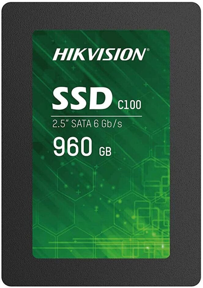 Твердотельный накопитель Hikvision 960ГБ, 2.5", SATA III, SATA HS-SSD-C100/960G Hiksemi (HS-SSD-C100 960G)