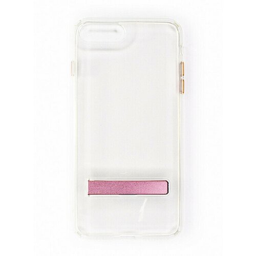 Силиконовый чехол для Apple iPhone 7 Plus / 8 Plus с подставкой (розовое золото) ультратонкий силиконовый чехол накладка для apple iphone 8 plus 7 plus с принтом море подсолнухов