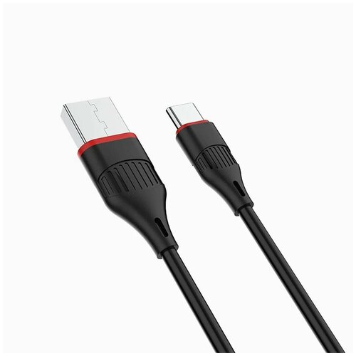 Кабель USB - Type-C Borofone BX17, черный кабель borofone bx17 for micro usb 1 м черный