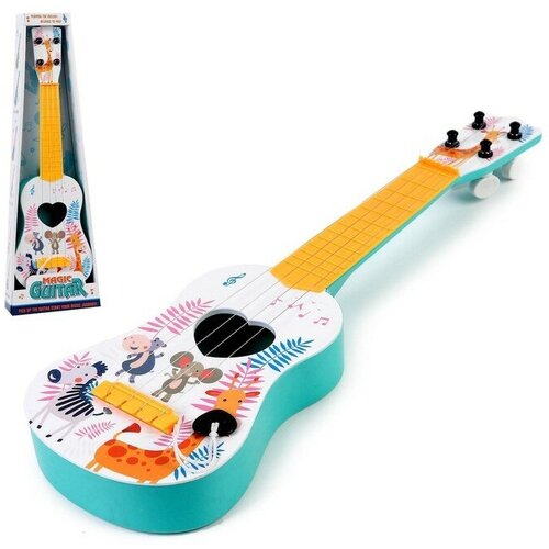 гитара аккорды Музыкальная игрушка-гитара Зоопарк, цвета микс