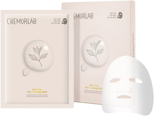 Cremorlab Herb Tea Blemish Minus Calming Mask Маска успокаивающая с экстрактами ромашки и чая, 25 г