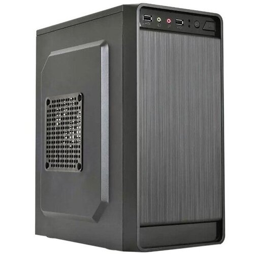 ExeGate Корпус Minitower ExeGate BAA-108 EX283122RUS, mATX, черный (без БП) корпус minitower exegate baa 113u matx без бп 2 usb 1 usb3 0 аудио черный