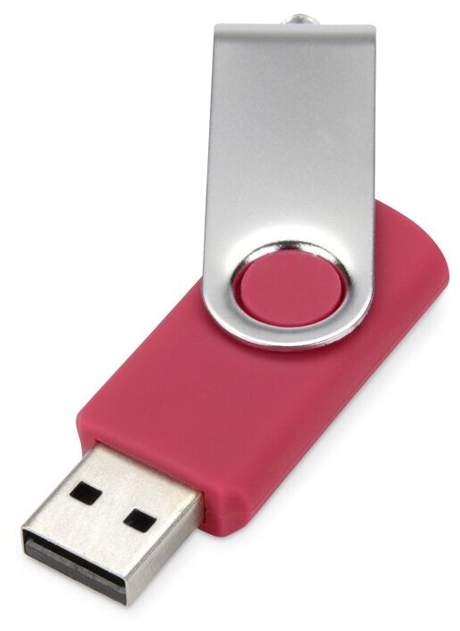 Флеш-карта USB 2.0 32 Gb Квебек, розовый - фотография № 2