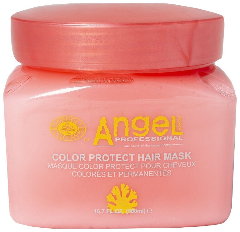 Angel Professional Маска защита цвета окрашенных волос Color Protect Hair Mask, 500 мл